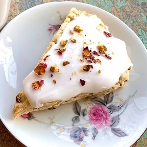 All of our scones are vegan! at Snapdragon Tea in Albuquerque