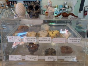 vegan goodies at Snapdragon Tea in Albuquerque