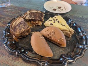 vegan high tea platter at Snapdragon Tea in Albuquerque
