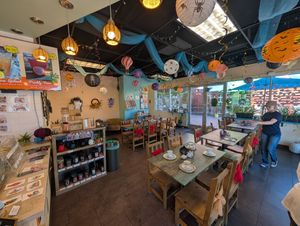 inside at Snapdragon Tea in Albuquerque