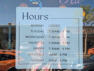 hours at Snapdragon Tea in Albuquerque