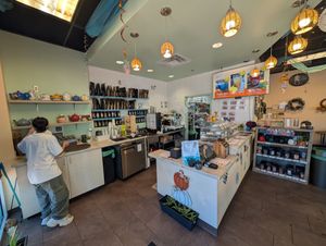 inside at Snapdragon Tea in Albuquerque