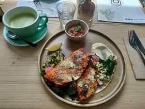 Quesabirria and dipping broth at Offbeet - Southsea in Southsea