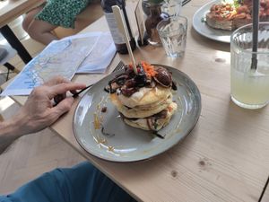 Korean pancakes at Offbeet - Southsea in Southsea