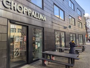 Outside of Choppaluna. at Choppaluna in Berlin