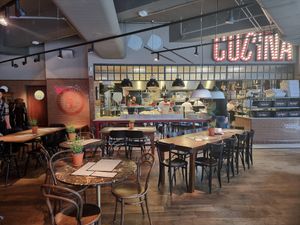 Inside at L'Osteria in Wuppertal