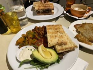 Stunning vegan big breakfast at Kawa Cafe in Surry Hills