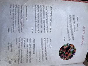 Menu  at DA BU DA, Asian Fusion & Bar in Ljubljana