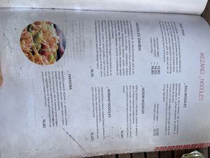 Menu  at DA BU DA, Asian Fusion & Bar in Ljubljana