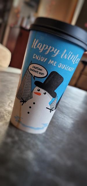 Cawfee  at Brewed Awakenings Coffee Roasters in Sunriver