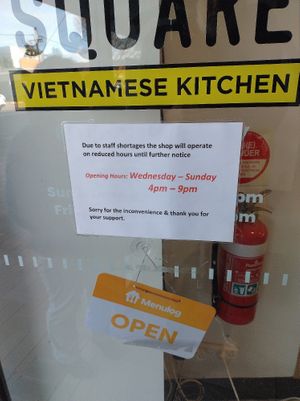 Hours are back to normal now at Pho Square in Werribee