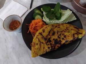 Vegan pancake at Pho Square in Werribee