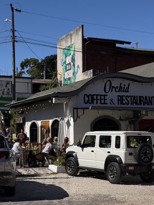  at Orchid Coffee & Tea Shop in Monteverde