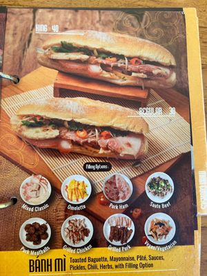 Vegan on the menu (see bottom right option)  at Me Vui Vietnam Kitchen in Legian