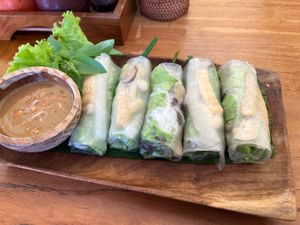 Fresh spring rolls - vegan  at Me Vui Vietnam Kitchen in Legian