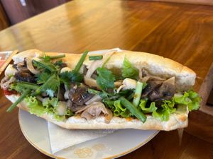 Bang mi - vegan  at Me Vui Vietnam Kitchen in Legian