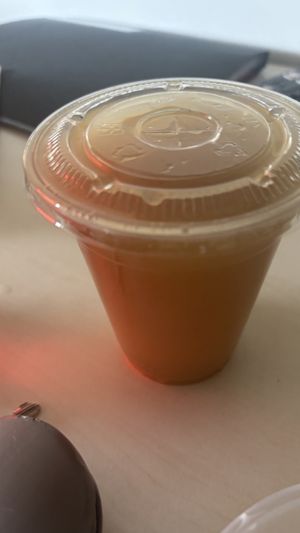 Lemon mint and ginger drink  at Krishna Food in Christchurch