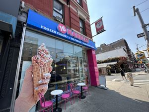 store front  at 16 Handles in New York City
