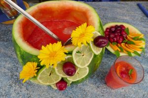 fresh watermelon punch :) at Mel de Magraneta by Ciel Azul in Ibiza
