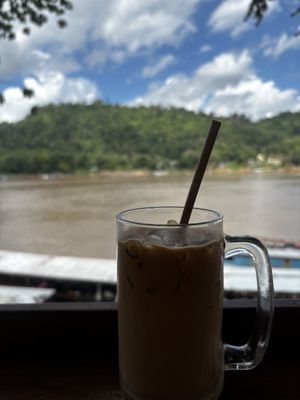  at Saffron Coffee in Luang Prabang