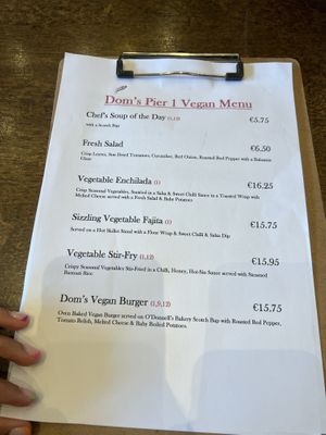   at Doms Pier 1 in Donegal