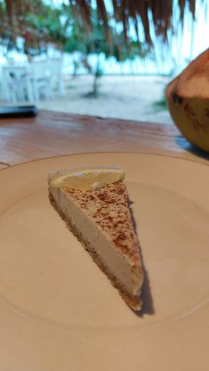Raw lemon cheesecake at Bintang Tiga- 'Ra' Healing Food in 