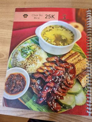 Char Siu Rice  at Fortunate Coffee in Negara