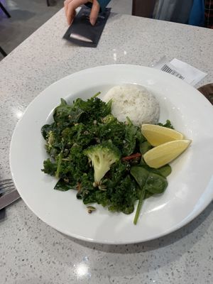 vegan rice bowl  at Outback Bar And Grill in Coober Pedy