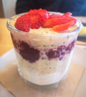 Overnight Oats at Chestnut & Rose in Kesgrave