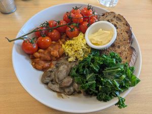 Breakfast bowl at Chestnut & Rose in Kesgrave