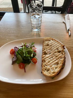 Grilled vegetable sandwich  at Vanilla Cafe in North London