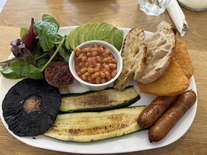 Vegan brekkie 😋😋  at Vanilla Cafe in North London