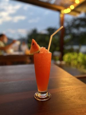 Water melon shake (frappe)   at Mira Montra in Koh Mak