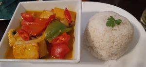 Mango chilli tofu at Mama Geny's in Hastings