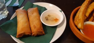 Lumpia (spring rolls) at Mama Geny's in Hastings