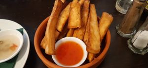 Cassava fries at Mama Geny's in Hastings