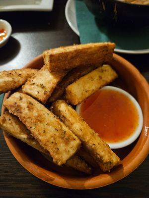 Cassave fries at Mama Geny's in Hastings