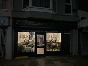   at Mama Geny's in Hastings