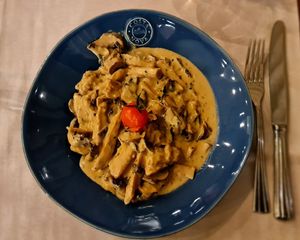 Strogonoff de Soja at Restaurante Lago in Santa Maria Da Feira