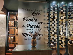 Great motto and atmosphere. at Restaurante Lago in Santa Maria Da Feira