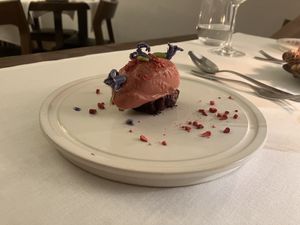 4th plate: desert  at Ertlio Namas in Vilnius