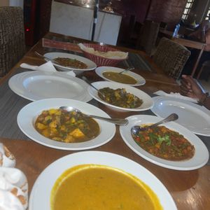 Veg Balti 🍅, Aloo Gobi✅, Tarka Dall 🌿🥣 at A Taste of India in Luxor