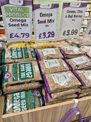 Omega seed mix at Grape Tree in Durham