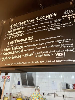 Menu   at THE COVEN of WICHES in East London