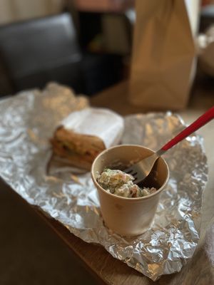 Potato saladd  at THE COVEN of WICHES in East London