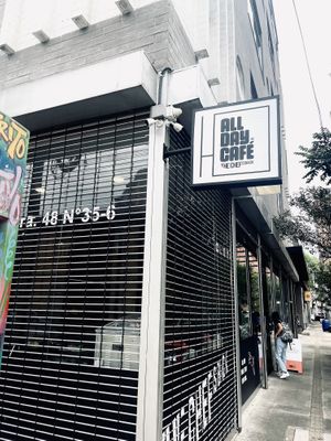   at All Day Café  in Medellin