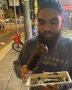   at Cheeky Waffles in Surfers Paradise