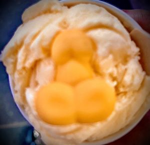 Vegan Vanilla Ice Creamm  at Cheeky Waffles in Surfers Paradise