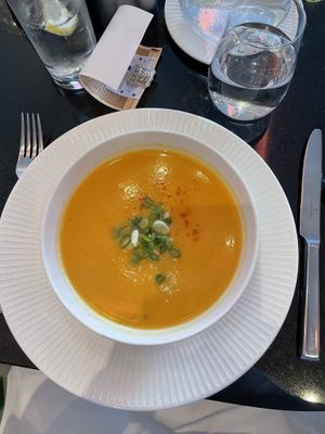 Great soup  at Grand Cru in Bradford