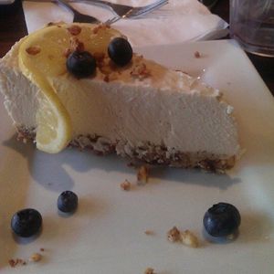 lemon cheesecake! at Be Raw Food and Juice in Dallas